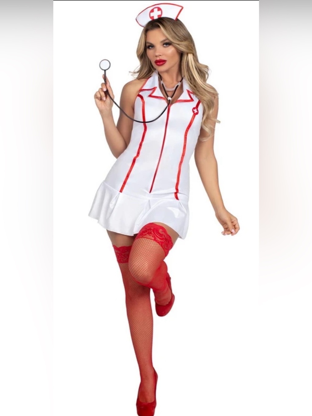 Leg Avenue Sexy Head Nurse Women’s Costume Brand New